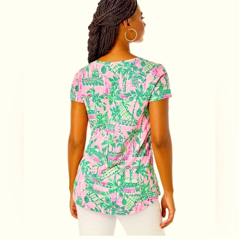 🌺 SOLD - Lilly Pulitzer Etta Scoop Neck Top - Size Large - NWT - Picture 3 of 7